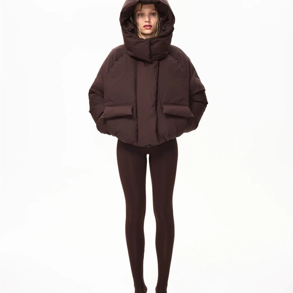 Khy Jackets & Blazers - NWT Khy Brown Puffer Jacket